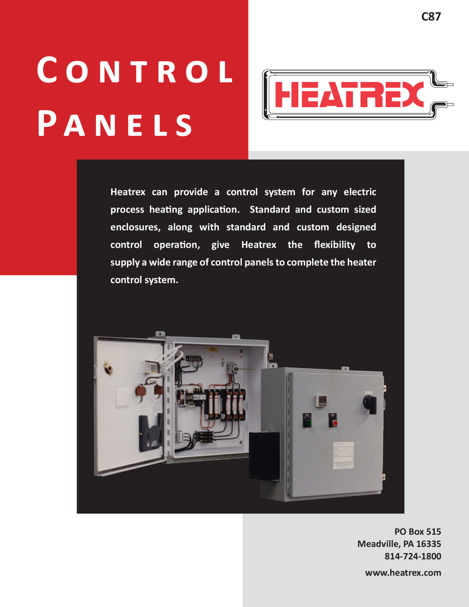SCR Control Panels - Heatrex