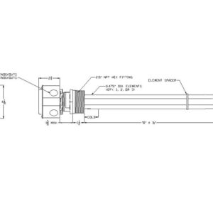 2 1/2" Screw Plug Immersion Heaters - Image 2
