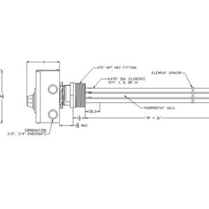 2 1/2" Screw Plug Immersion Heaters - Image 3